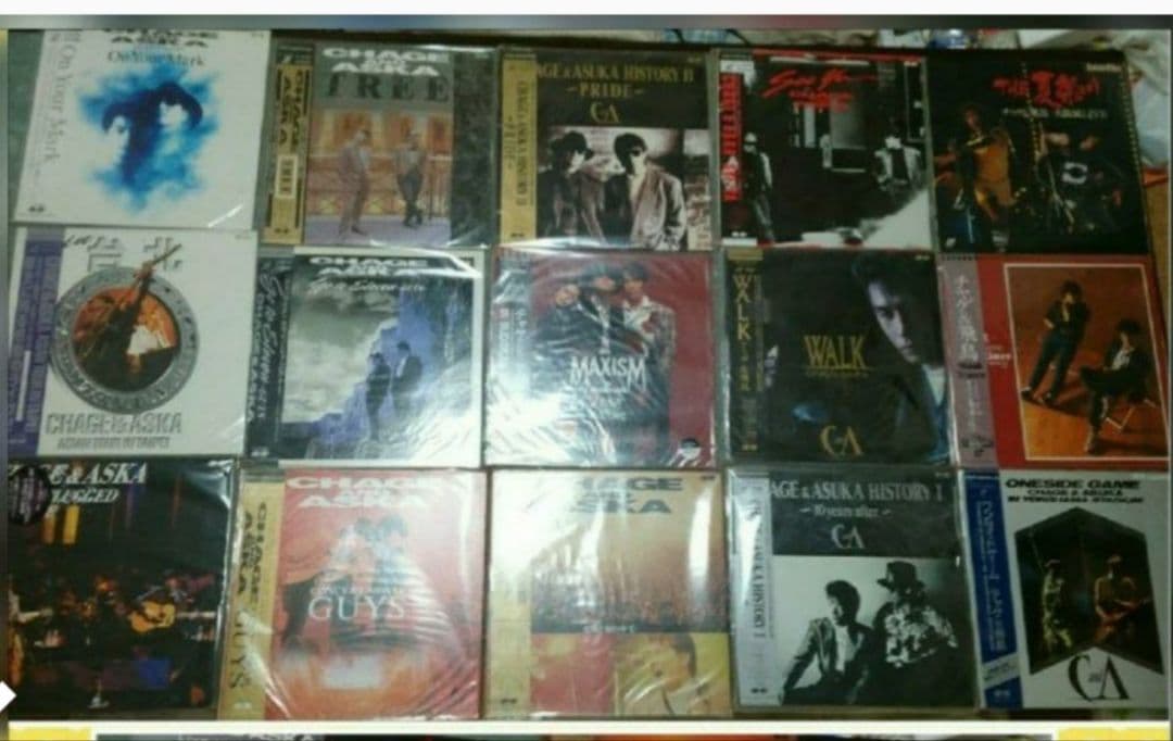 CHAGE＆ASKA LD（レーザーディスク）LPレコード VHS オマケ付