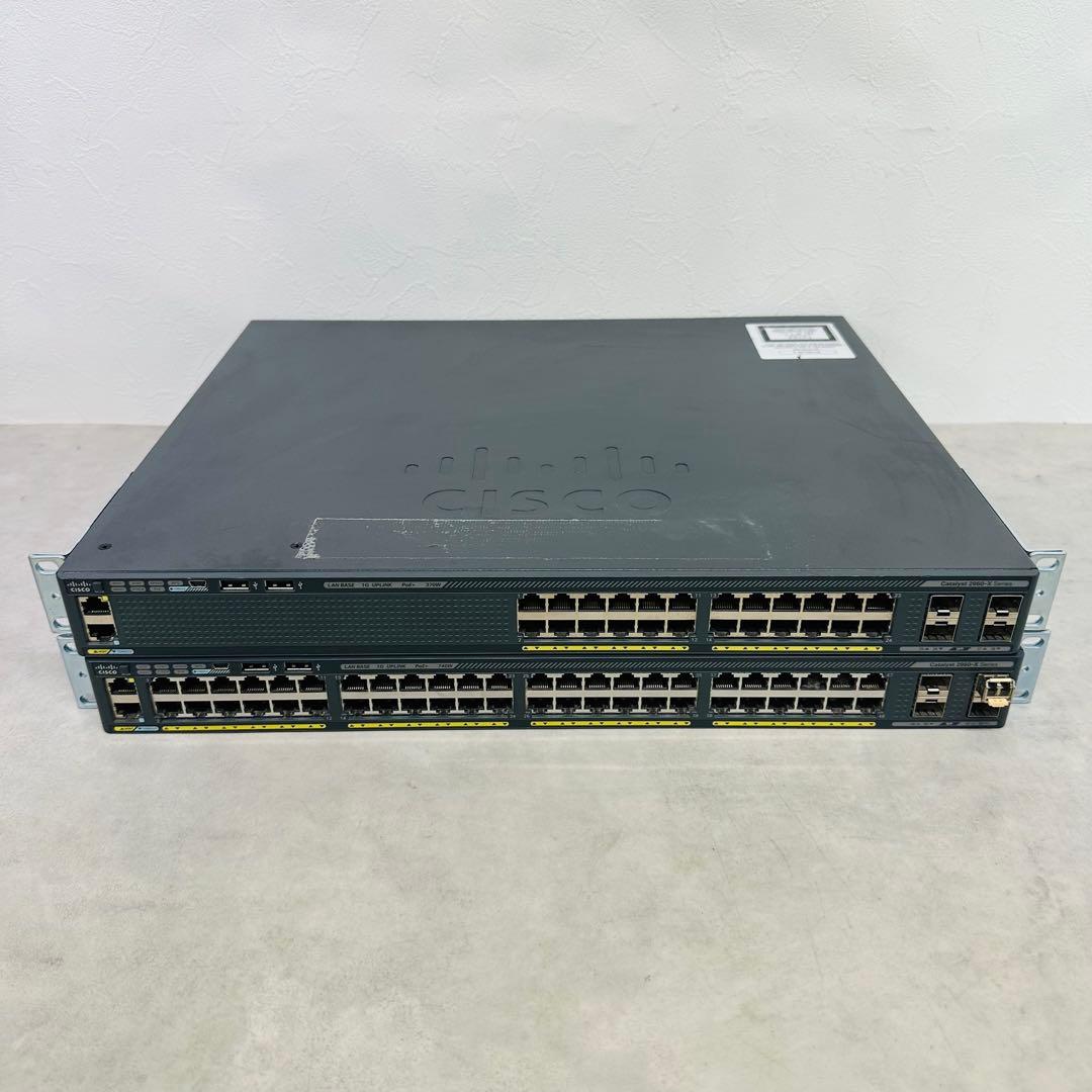 Cisco Catalyst 2960-Xseries 2台