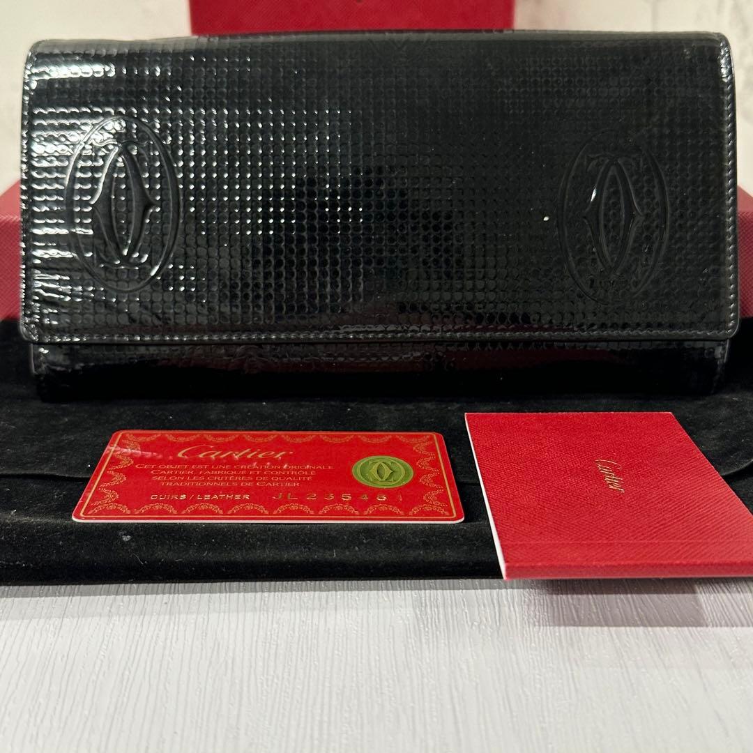 新品同様‼️ カルティエ　Cartier 財布　長財布　ハッピーバースデー