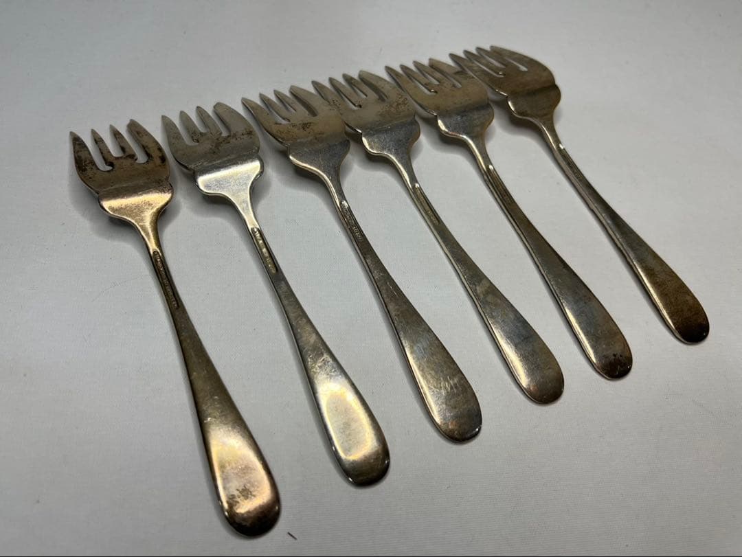 銀製】STIEFF製 SILVER ティースプーン&サラダフォーク 全12本 - メルカリ