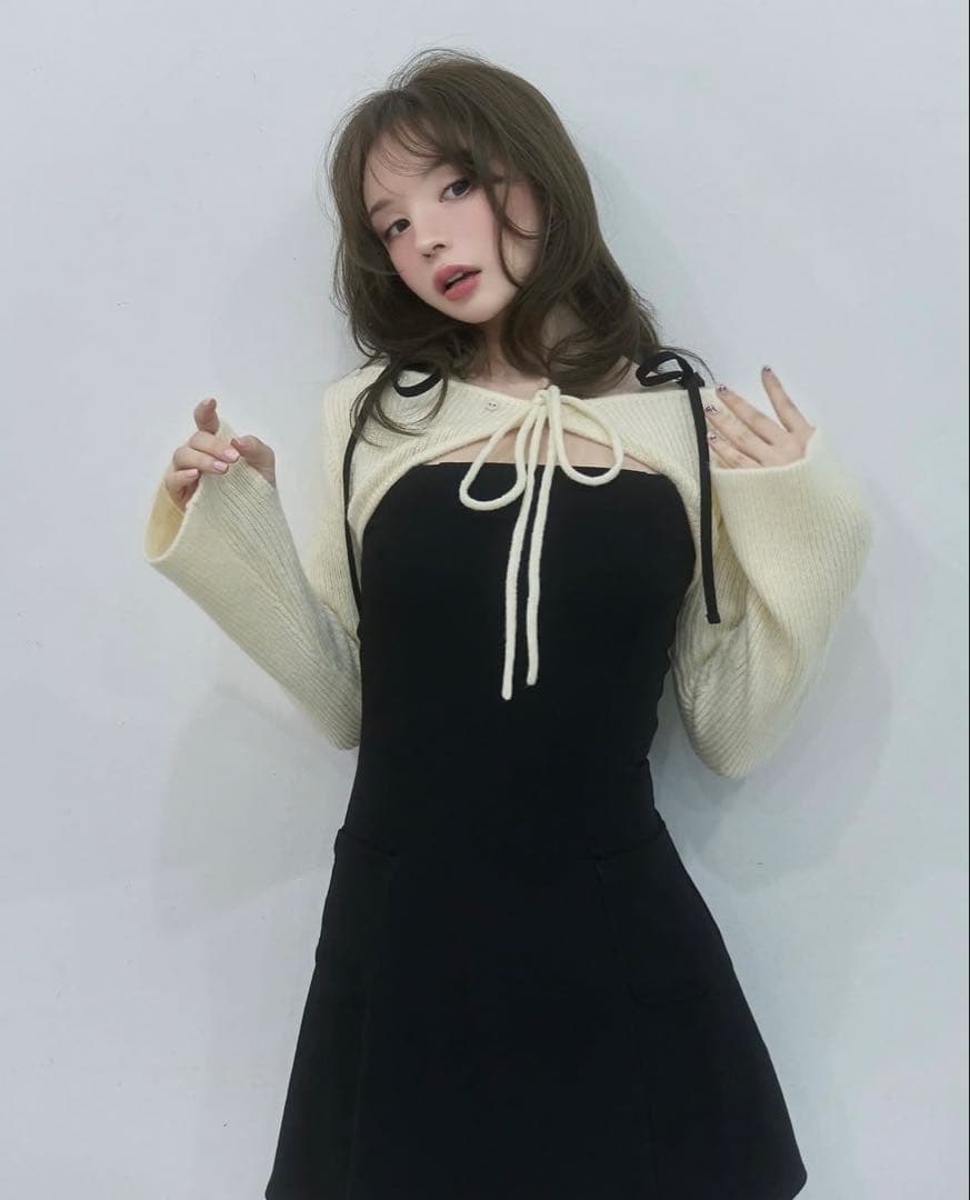 andmary Lamia knit set mini dress⚠️1/27まで