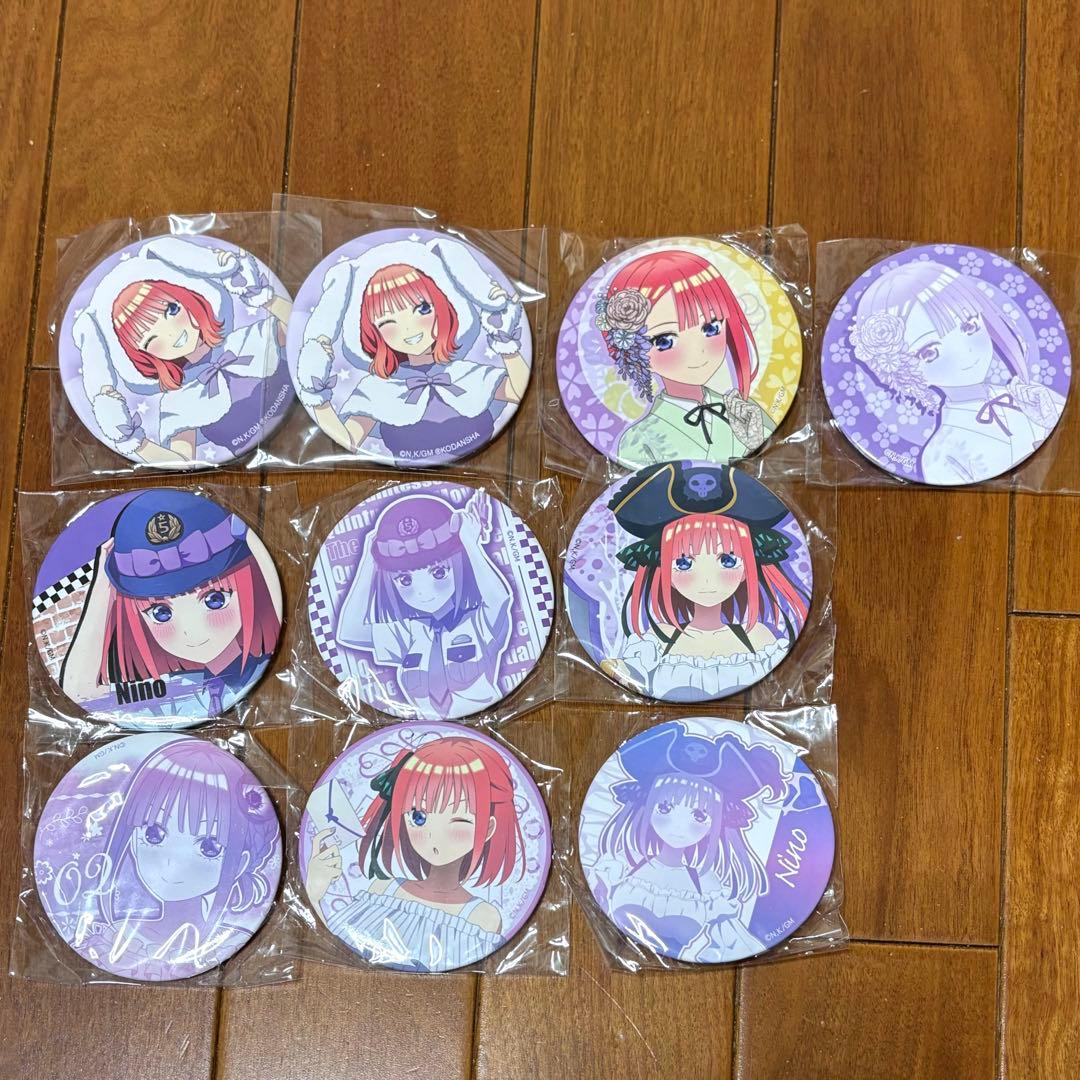 五等分の花嫁 中野二乃 缶バッジ - メルカリ