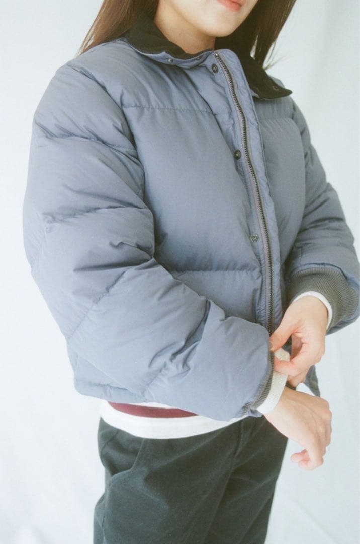 柴田ひかりさん プロデュース peepinsidehead ダウン グレー|mercari