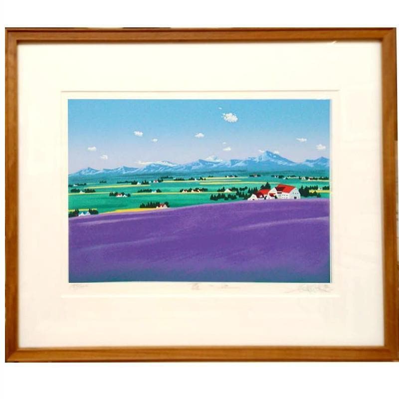 ☆ 佐藤芳彰 ☆「 夏の丘 」シルクスクリーン E.D153/180　新品！