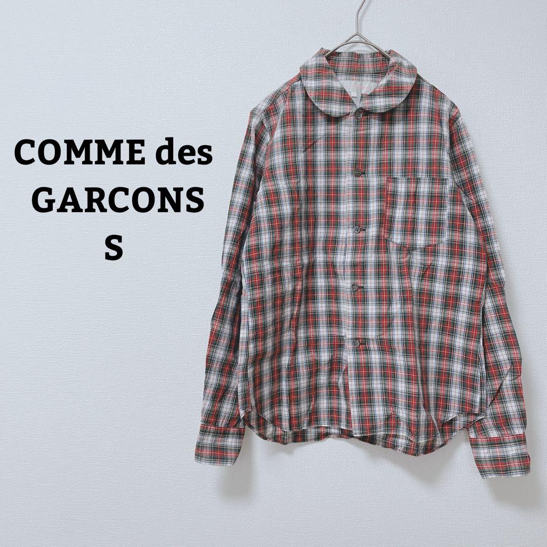 コムデギャルソンシャツ　シャツ　羽織　カジュアル　丸襟　薄手　コットン100　Ｓ