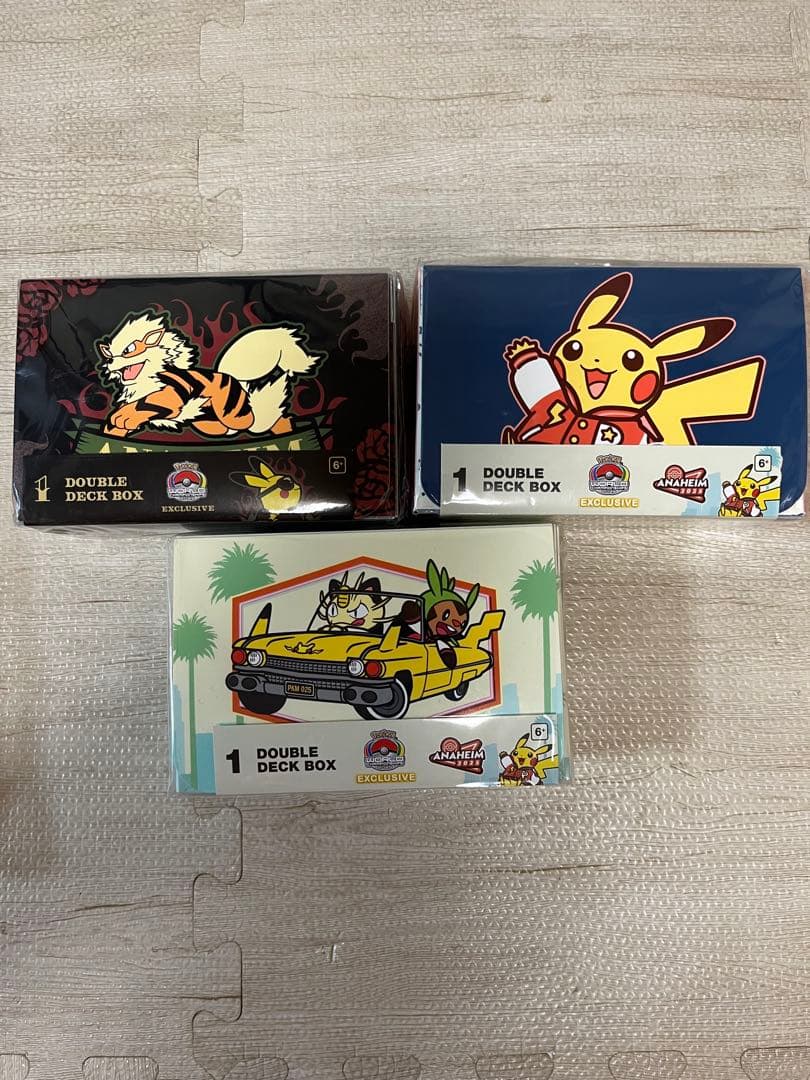 WCS2025 ダブルデッキケースセット ポケモンセンター アナハイム 海外 ダブルデッキケース『WCS2025アナハイム(ウインディ)※』【サプライ】{-}