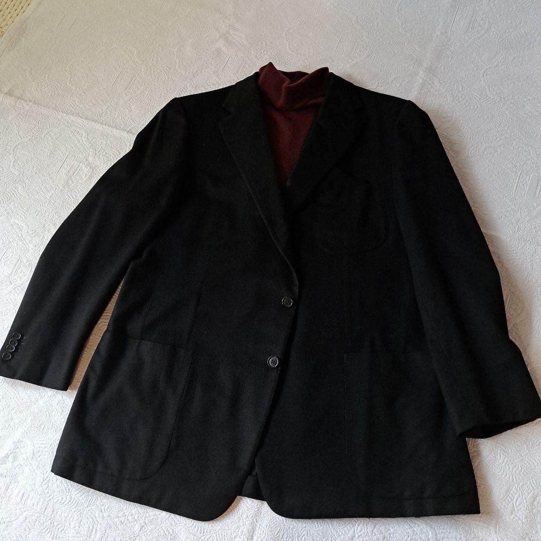 Ermenegildo Zegna ブラック Woolカシミヤジャケット