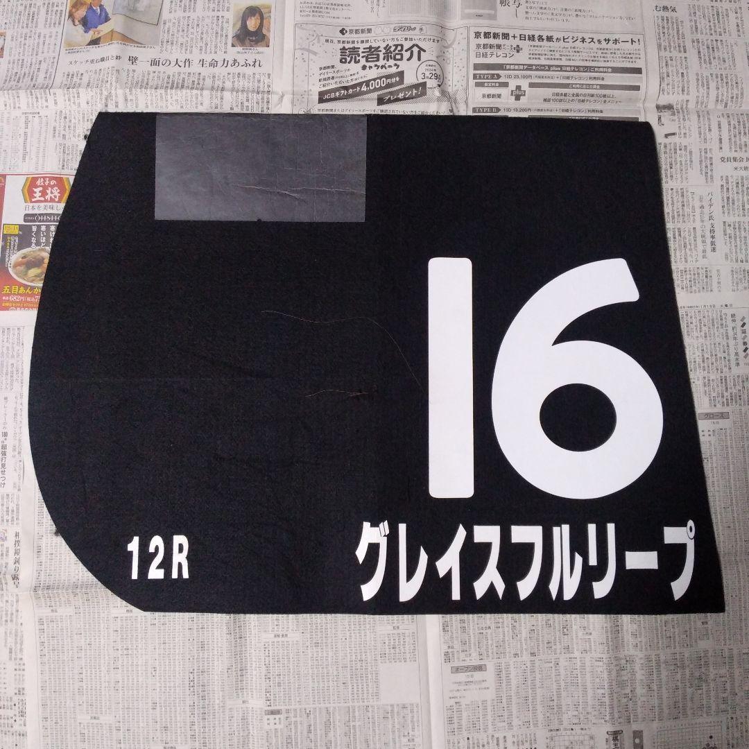 グレイスフルリープ　特別レース　使用済みゼッケン 86レースメンテナンス】ゼッケン、ステッカー、ブレーキパッド交換