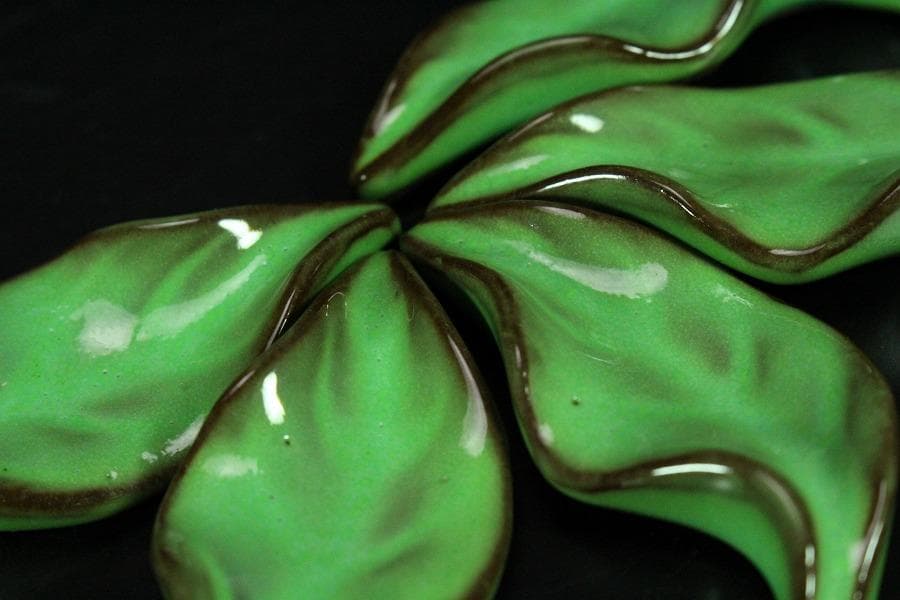 葉形 箸置 現川 十三代 横石臥牛 共箱(K-LC540) - メルカリ