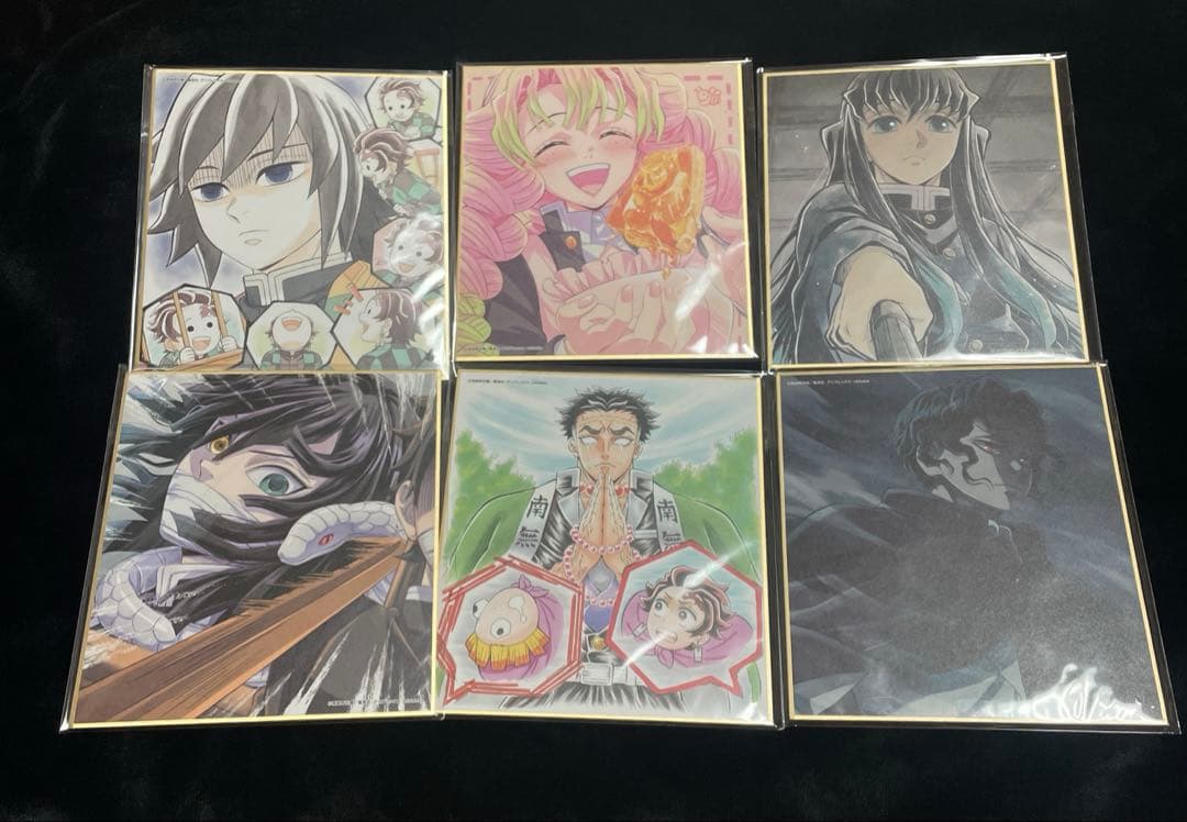 鬼滅の刃 イラスト複製ミニ色紙 柱稽古編 6点セット
