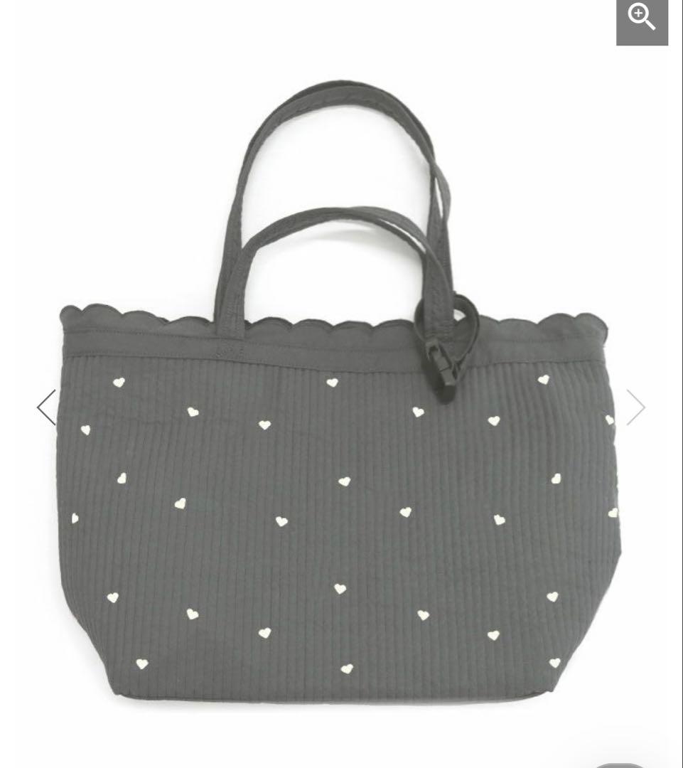 【Donoban】スカラップマザーズバック グレー