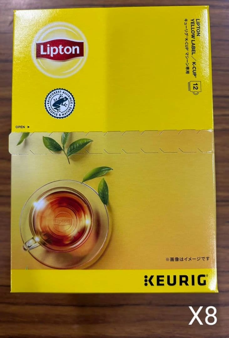 超お得商品～キューリグkカップ　リプトンイエローラベル　8箱セット キューリグ Kカップ リプトン イエローラベル 3.5g×12個入