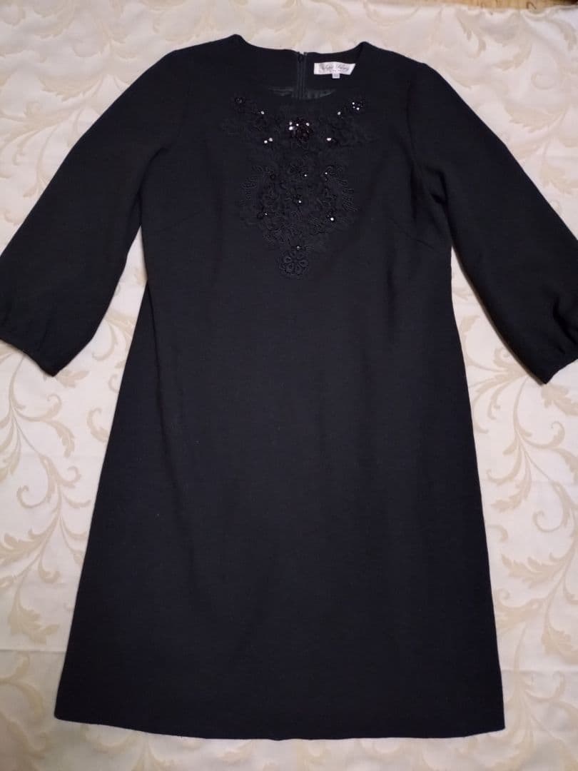 スーパービューティー ひざ丈ワンピース ブラック 42 - メルカリ