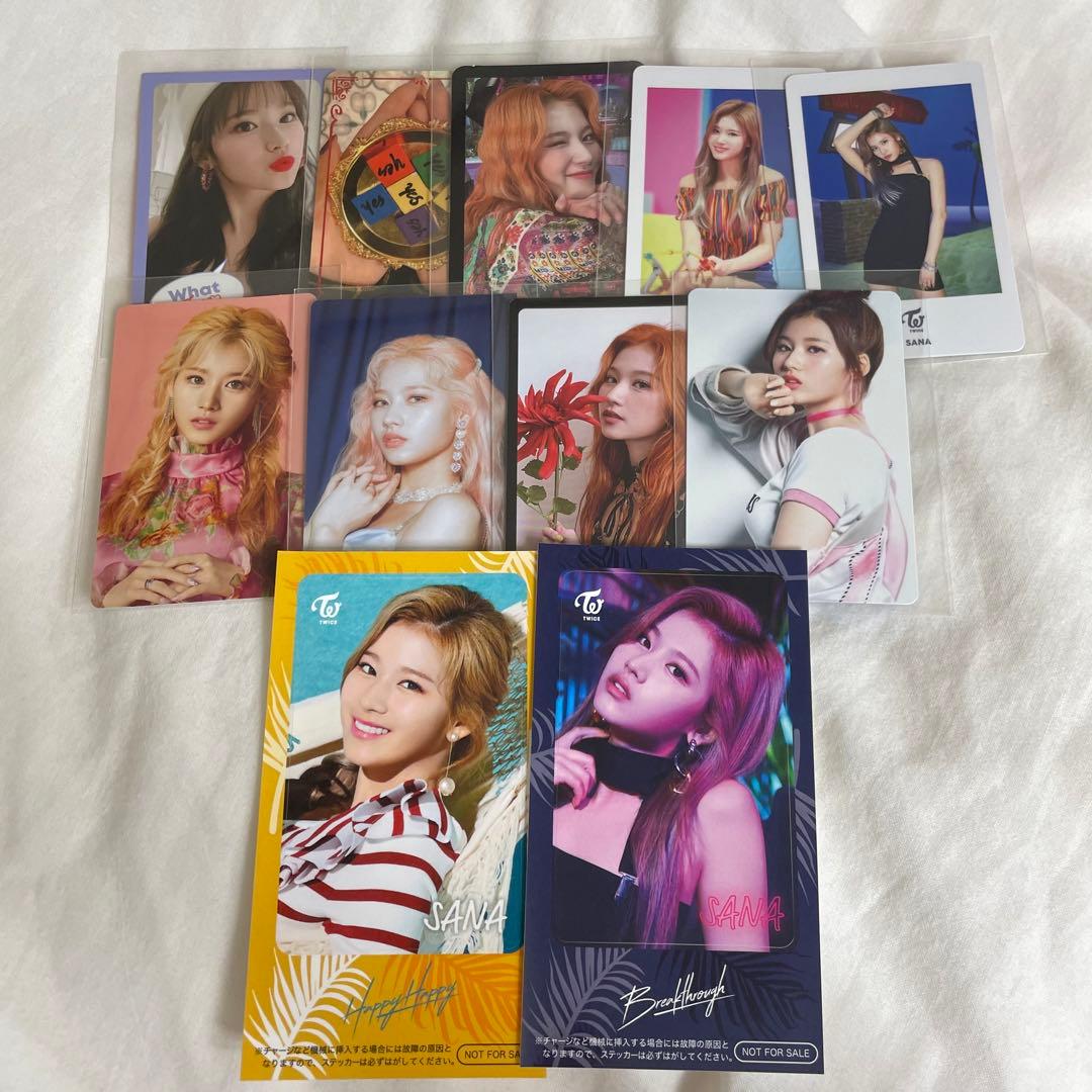 TWICE サナ トレカ セット IDステッカー - メルカリ