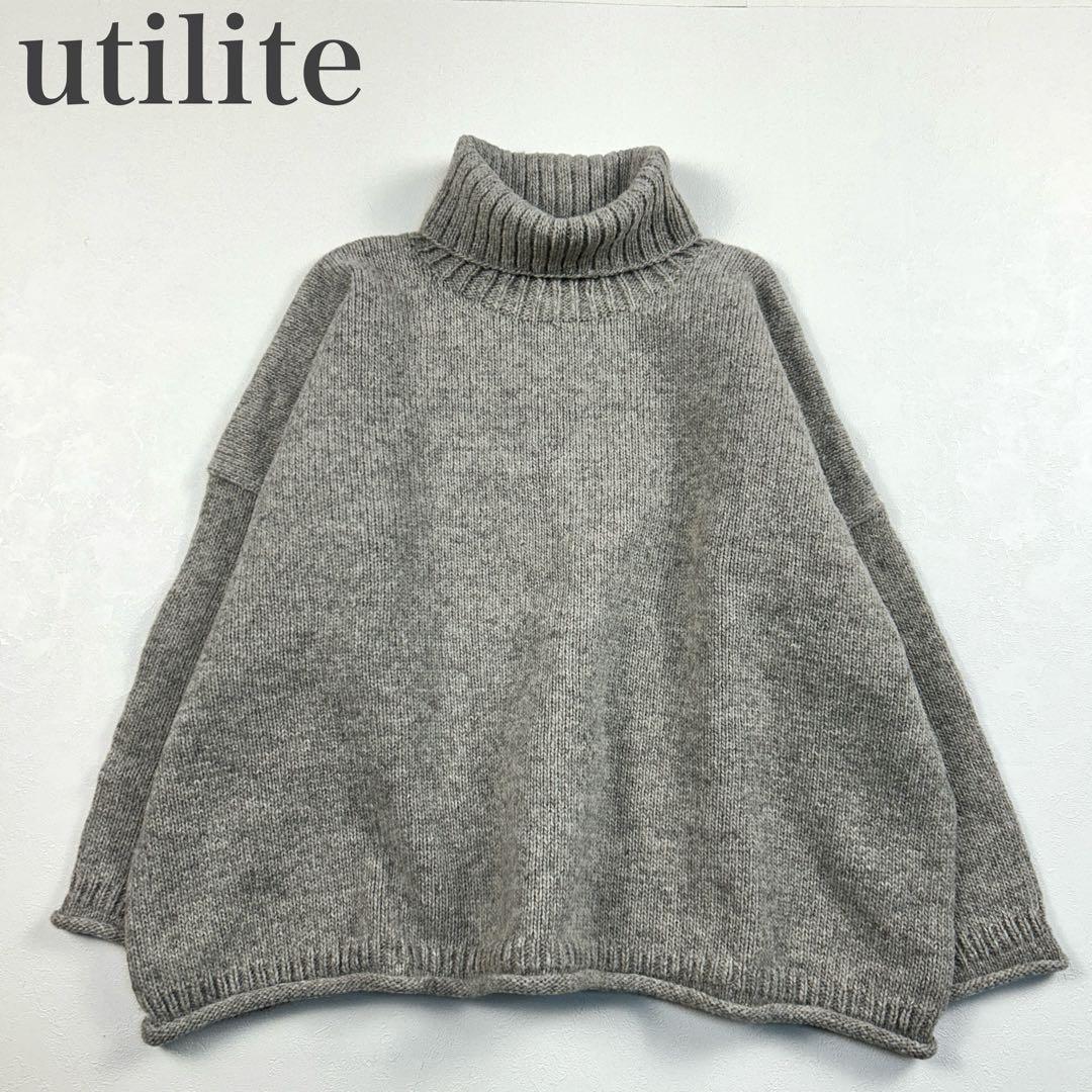 北欧暮らしの道具店utilite 美品 ペルーハイランド タートルネックニット