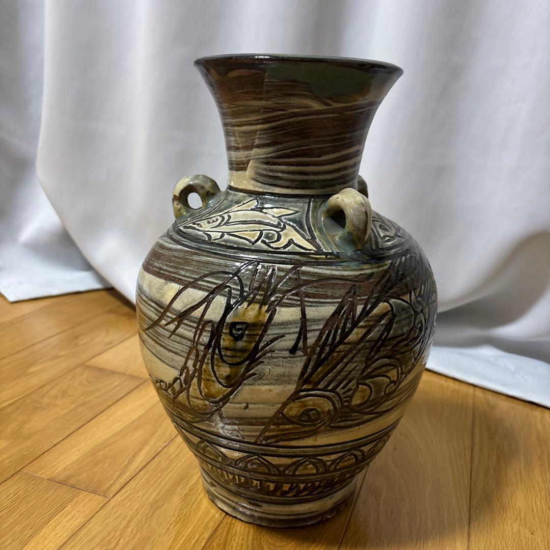 人間国宝　金城次郎　壺