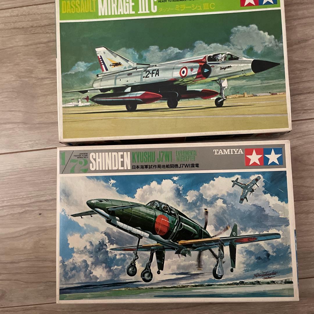 TAMIYA ミラージュIII C & 震電 プラモデルセット スペシャルホビー 1/72 ミラージュⅢC キット紹介 mirageⅢCJ