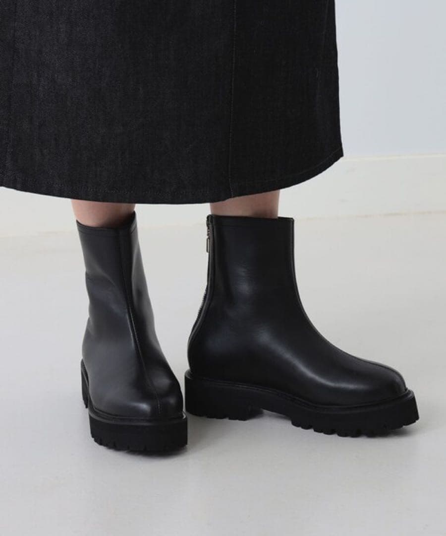 カミナンド バックジップショートブーツ　デミルクスビームス