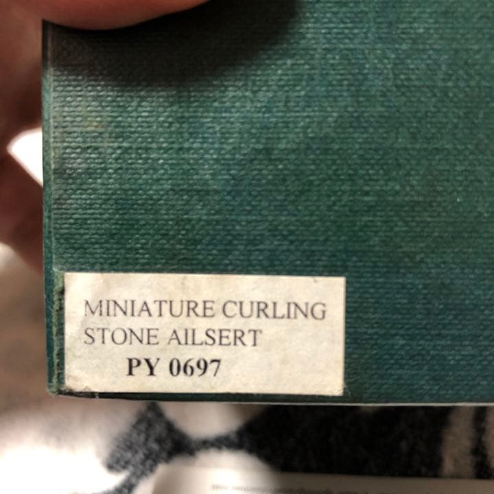 新品超超希少 カーリングストーン 長野オリンピック公式 台紙シリアル