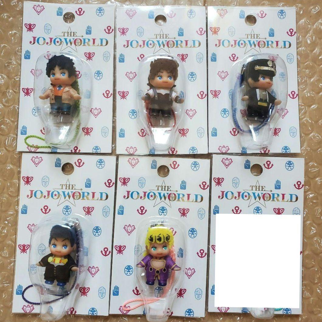 匿名発送／THE★JOJO WORLD キューピー ストラップ 5個セット