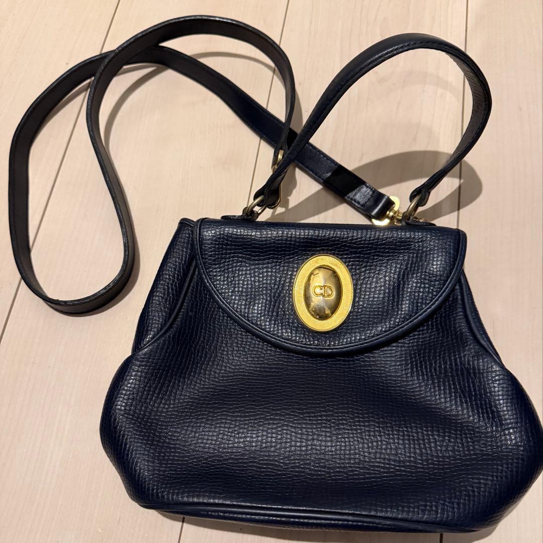 クリスチャンディオール/ヴィンテージ/オーバル金具付き2WAYレザーバッグ 楽天市場】Christian Dior クリスチャンディオール トリコロール