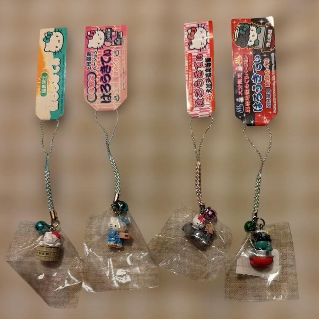 ハローキティ 根付け ストラップ 温泉系限定 まとめ売り - メルカリ