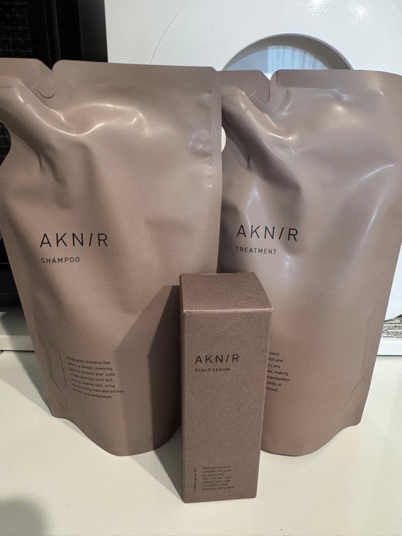 AKNIR シャンプー トリートメント スカルプセラム　3点セット