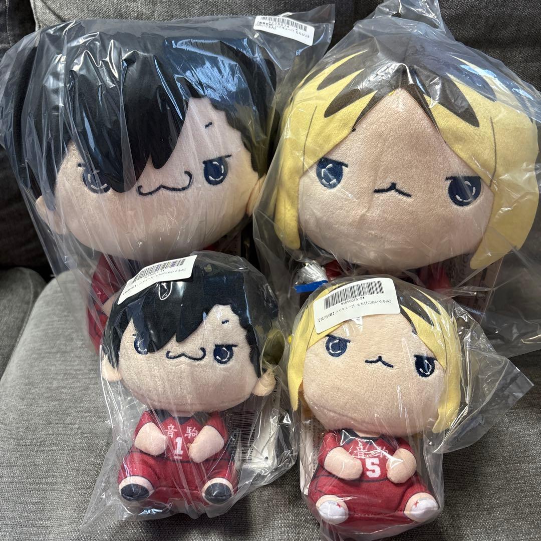 ハイキュー‼︎もちぴこBIGぬいぐるみ もちぴこぬいぐるみ 音駒 4点