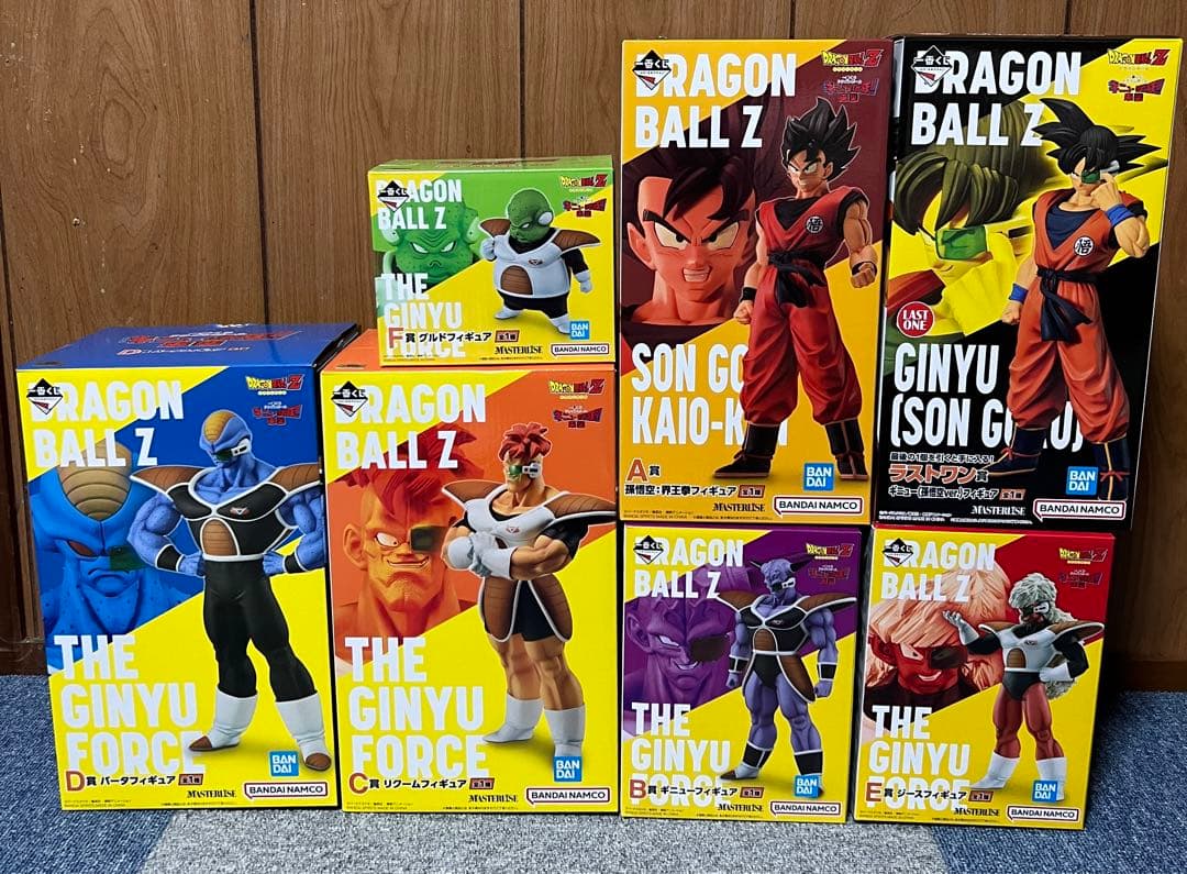 ドラゴンボール 一番くじ ギニュー特戦隊‼︎来襲 上位賞セット売り