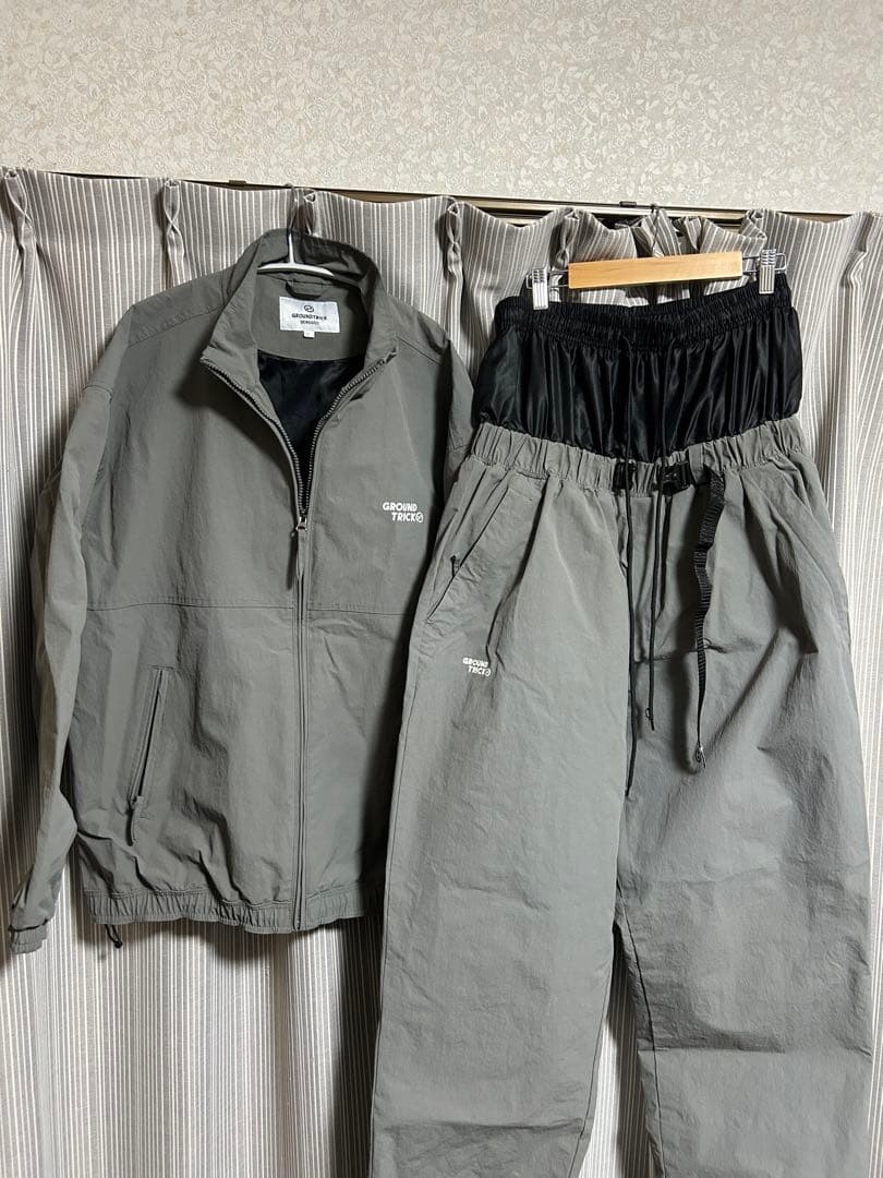 gt  board ウエア上下　L グレー