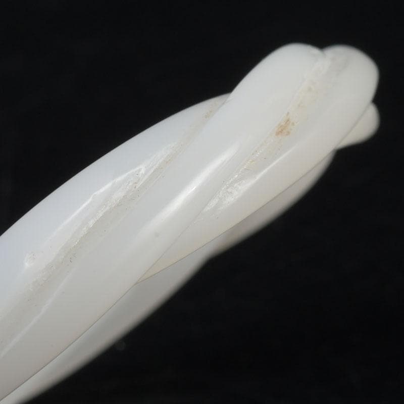 中国 玉石白玉彫刻 玉器 環 装飾品 V 9278E - メルカリ