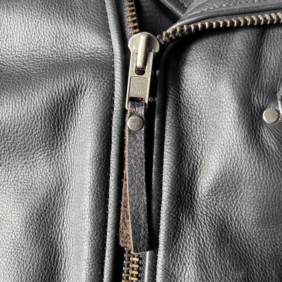 定価11.8 ハーレーダビッドソン スカルウィング刺繍 ダブルライダース