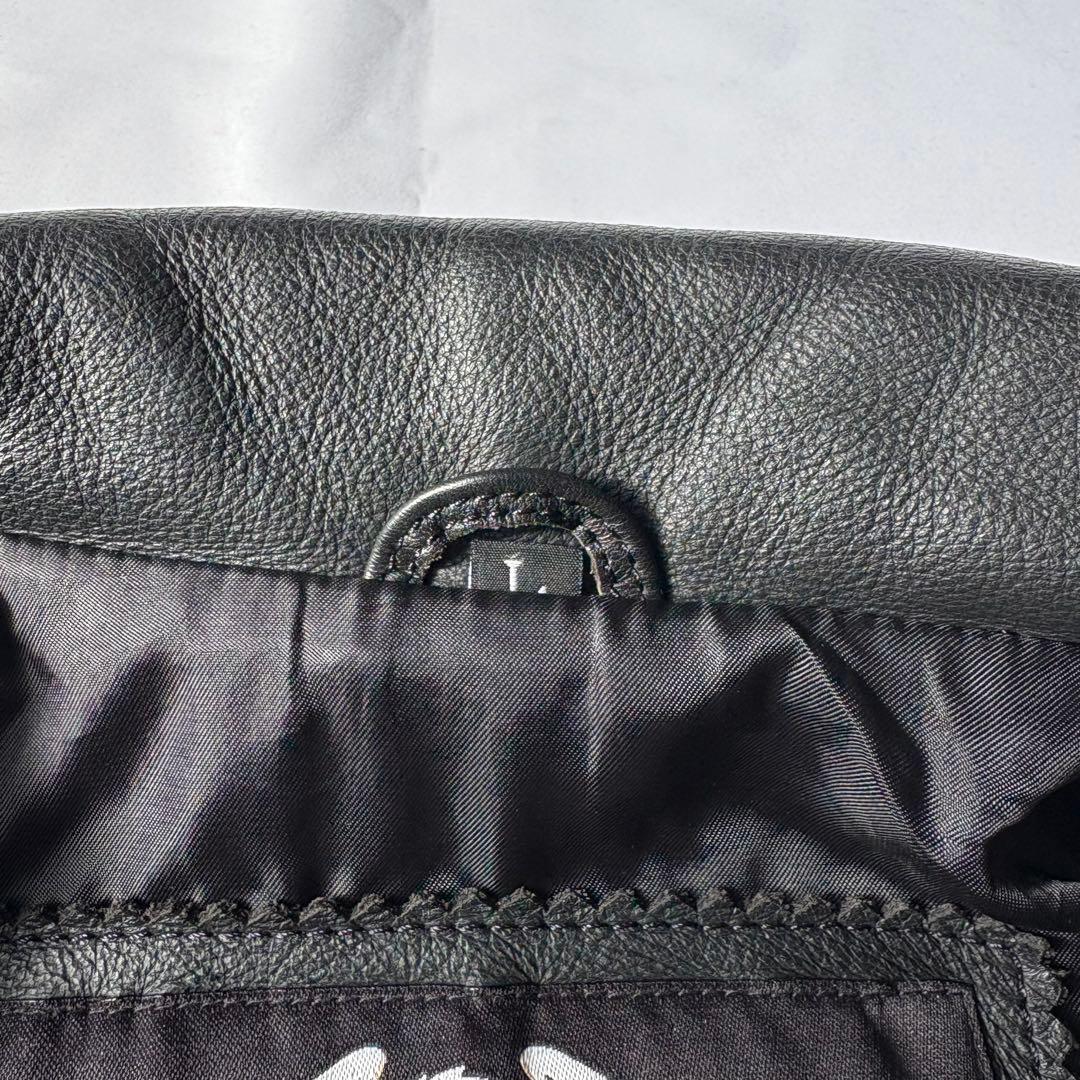 定価11.8 ハーレーダビッドソン スカルウィング刺繍 ダブルライダース