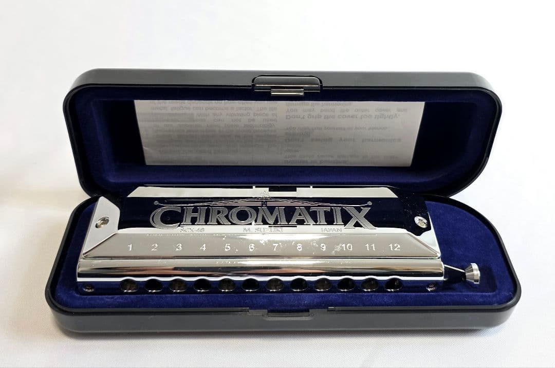 【美品】SUZUKI クロマチックハーモニカ「SCX-48」