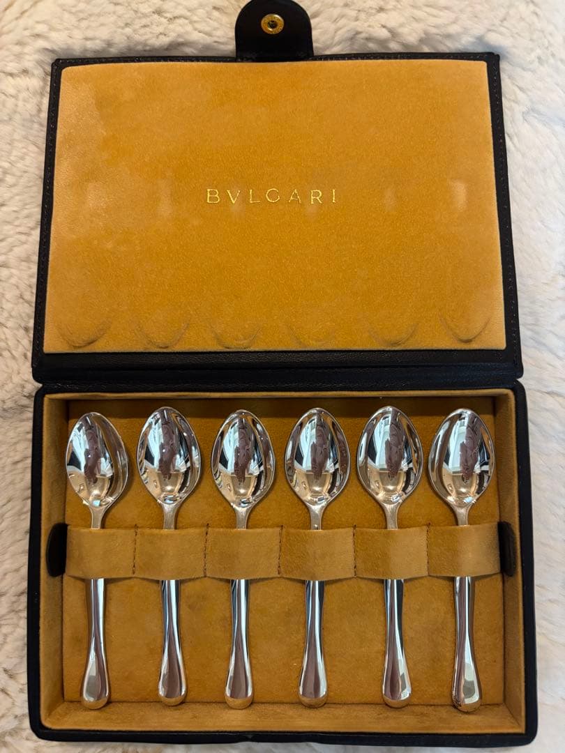 超希少　BVLGARI ブルガリ カトラリー スプーン　ケース入　ヴィンテージ