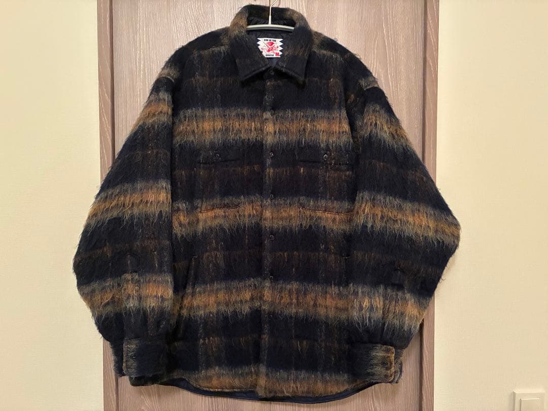 SON OF THE CHEESE Quilt CPO Shirts Mサイズ