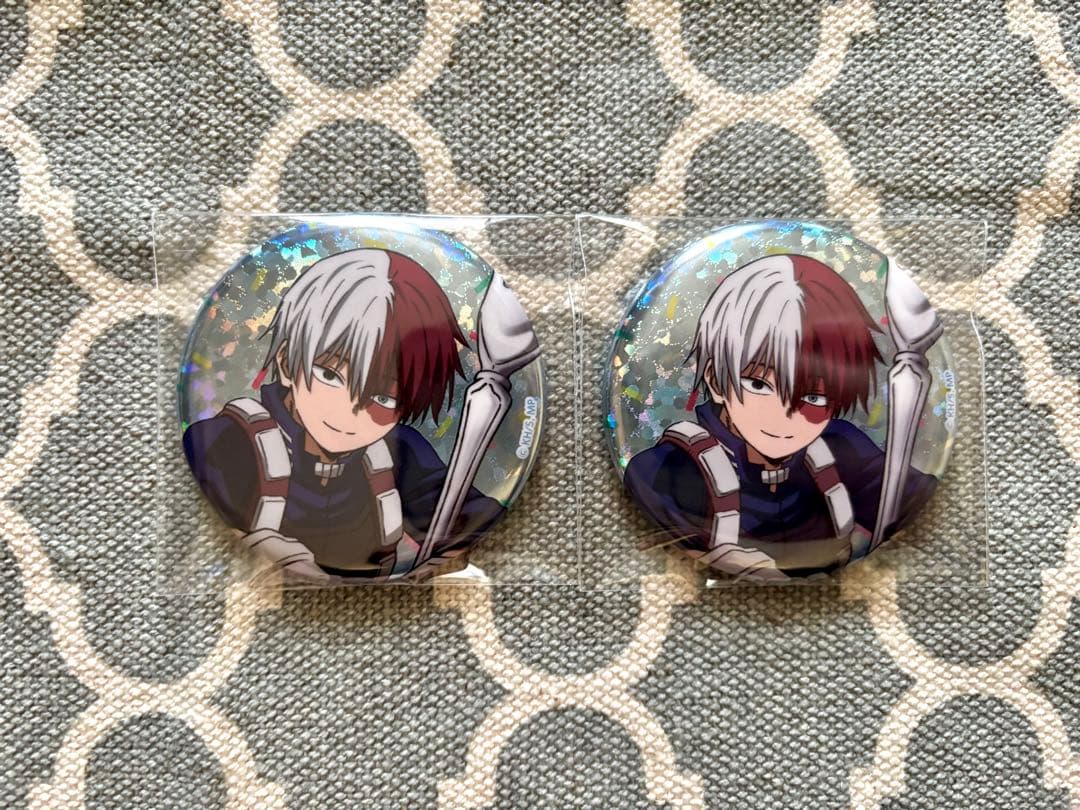 ヒロアカ オープンスクール 轟焦凍 缶バッジ カップケーキ レア - メルカリ