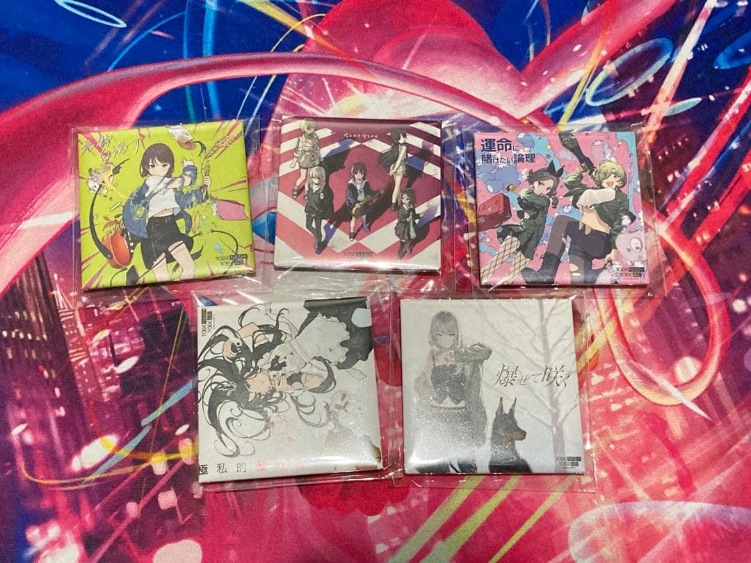 ガールズバンドクライ ゲーマーズ スクエア缶バッジ 5種セット - メルカリ