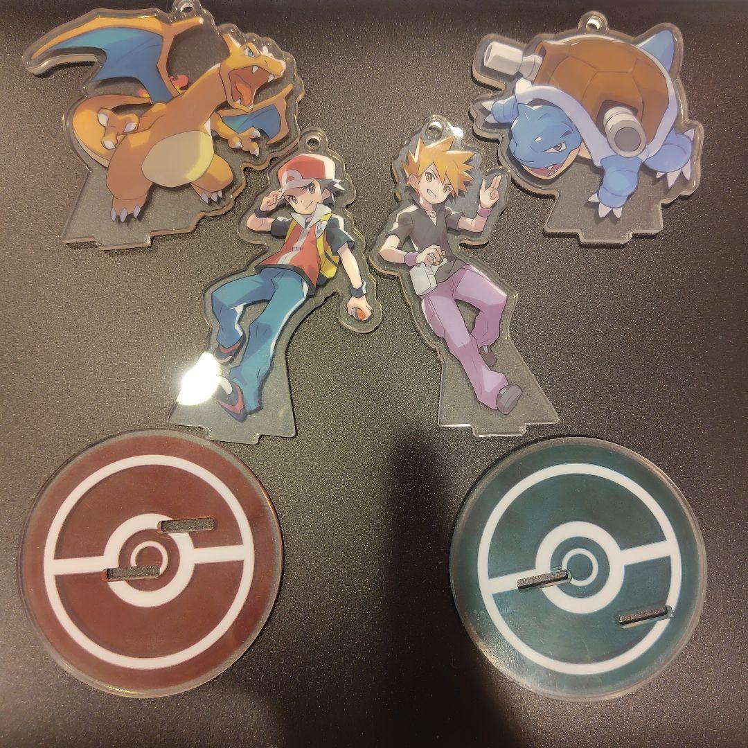 ポケモンセンター ポケモントレーナーズ レッド グリーン アクリル
