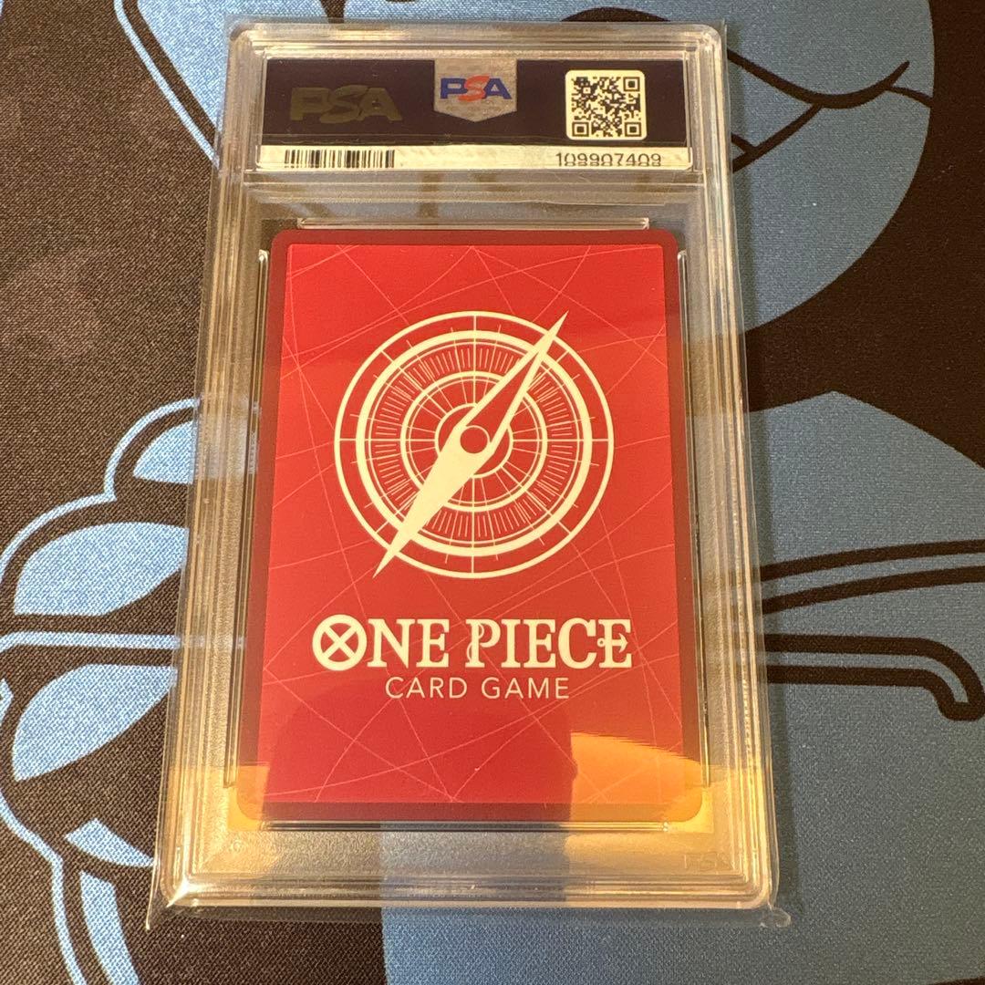 PSA10モンキー・D・ルフィ L リーダーパラレル 青紫ルフィOP11-040