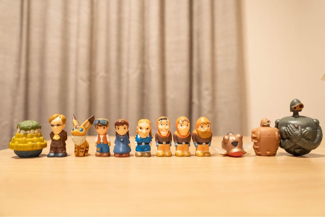 ジブリ　指人形　天空の城ラピュタ　おきあがりこぼし