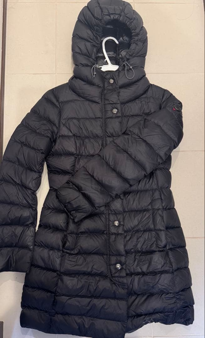 CAPEHORNダウンジャケット⭐︎使いやすい形⭐︎44 黒 フード付き