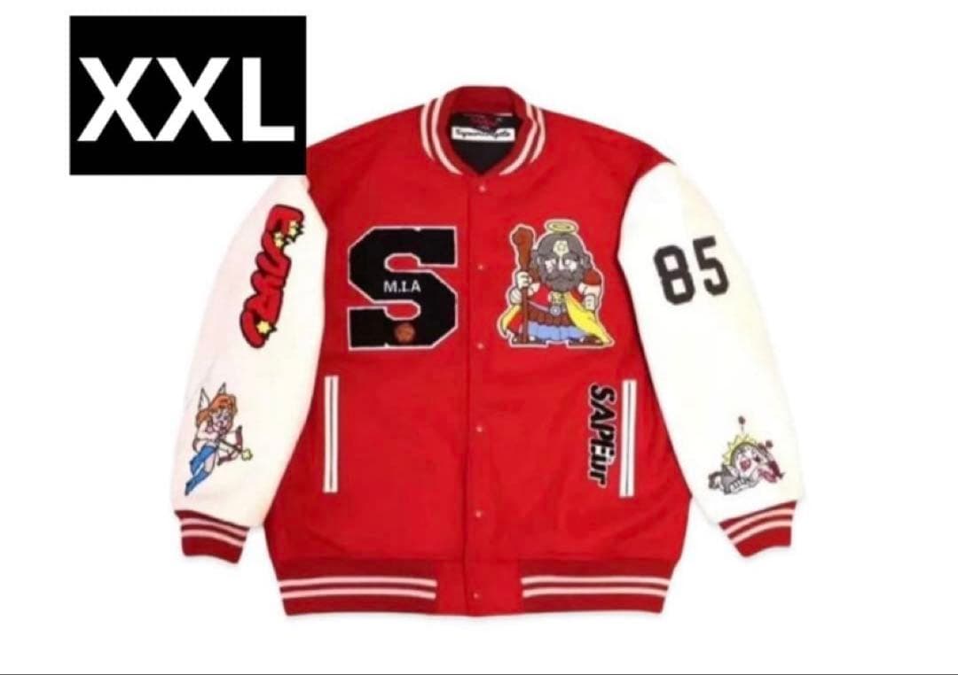SAPEur サプール ビックリマン スタジャン 赤XXL 新品 - メルカリ