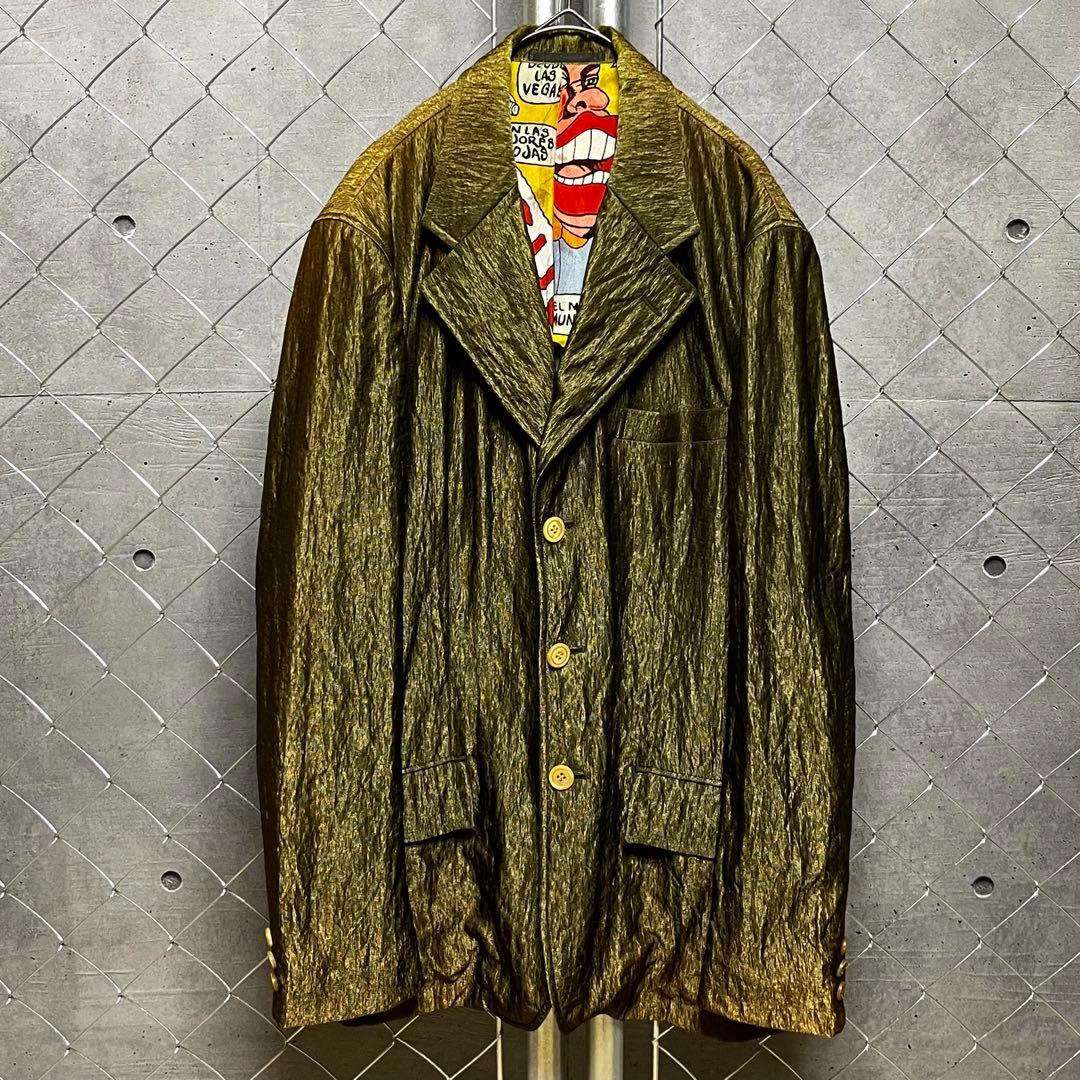 コムデギャルソンキューバ期 田中オムAD2002 ナイロンテーラード