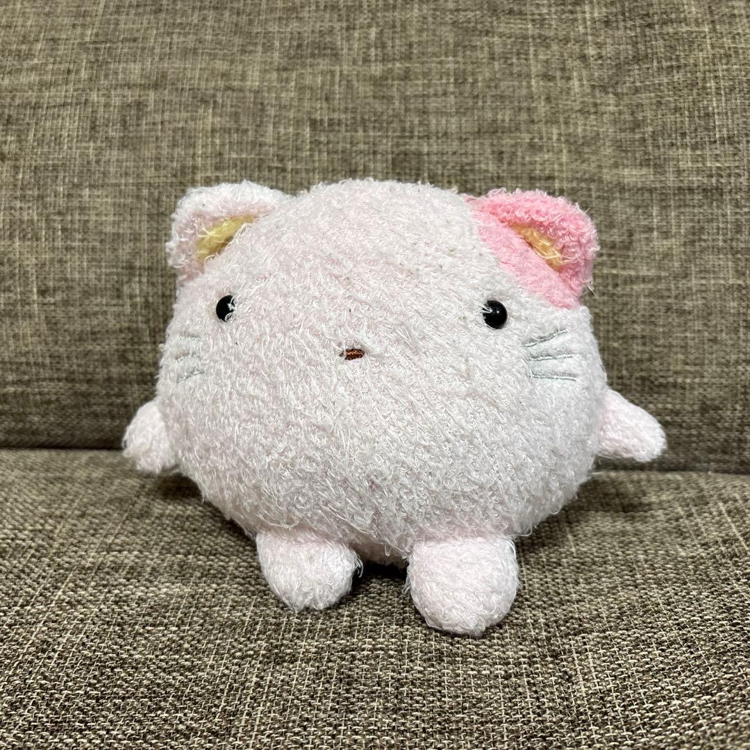 フリッカ まつもと ぬくまろまんまるぴろー ねこ？ ぬいぐるみ 平成