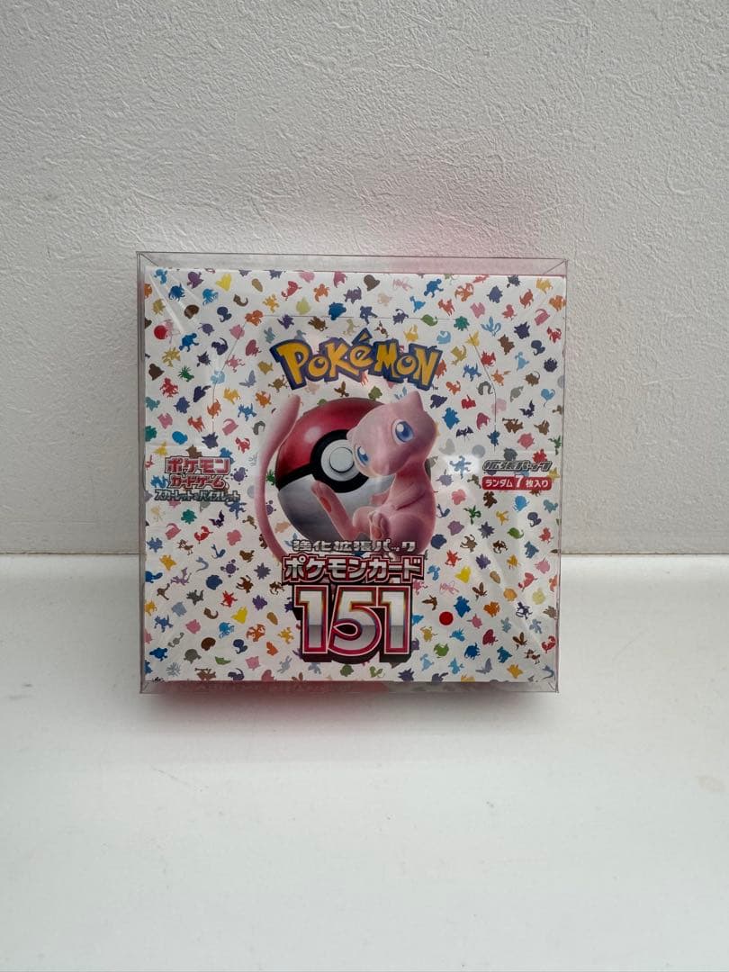 【未開封シュリンク付き】151 ボックス ポケモンカード 151 BOX 新品未開封 シュリンク付き(箱裏に凹みアリ