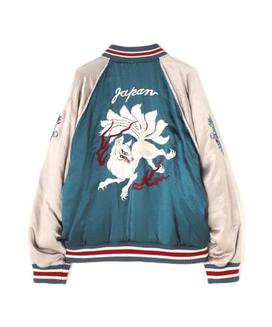 【極レア】 el conductorH コンダクター 別注九尾スカジャン ブルー