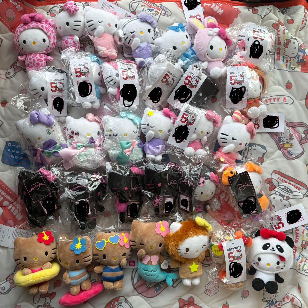 ハローキティ マスコット 32個セット アベイル