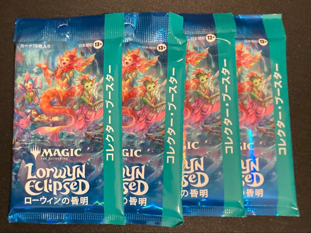 MTG 日本語版　ローウィンの昏明　コレクターブースター　4パックセット