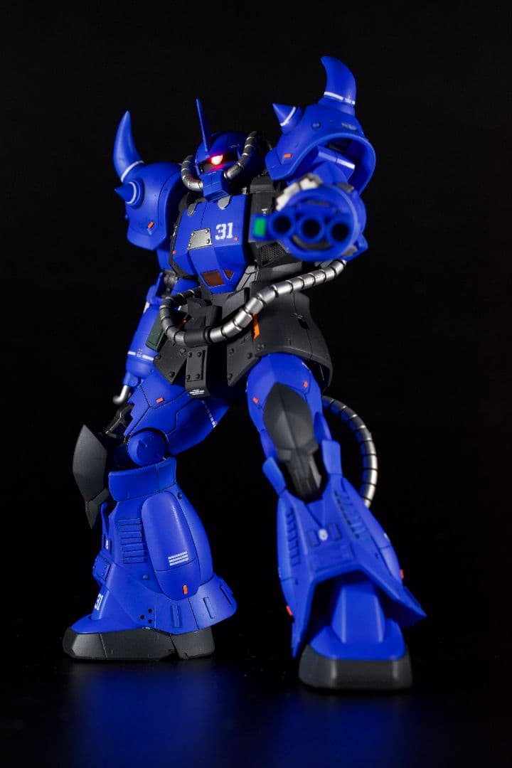 HG プロトタイプグフ　全塗装　塗装済み　完成品 モノアイLED化